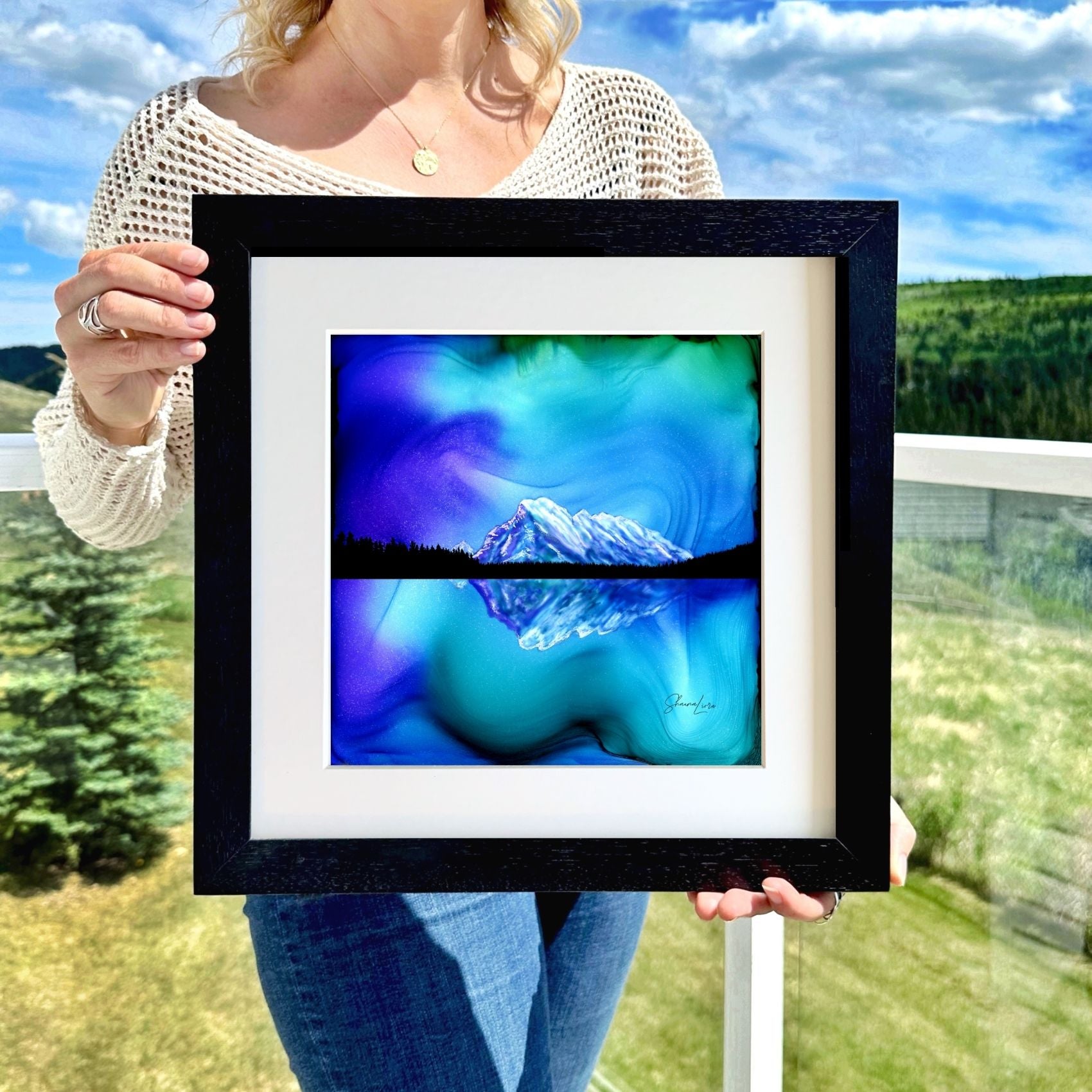 Mount Rundle Reflections - Banff National Park - Fire Made Art Print