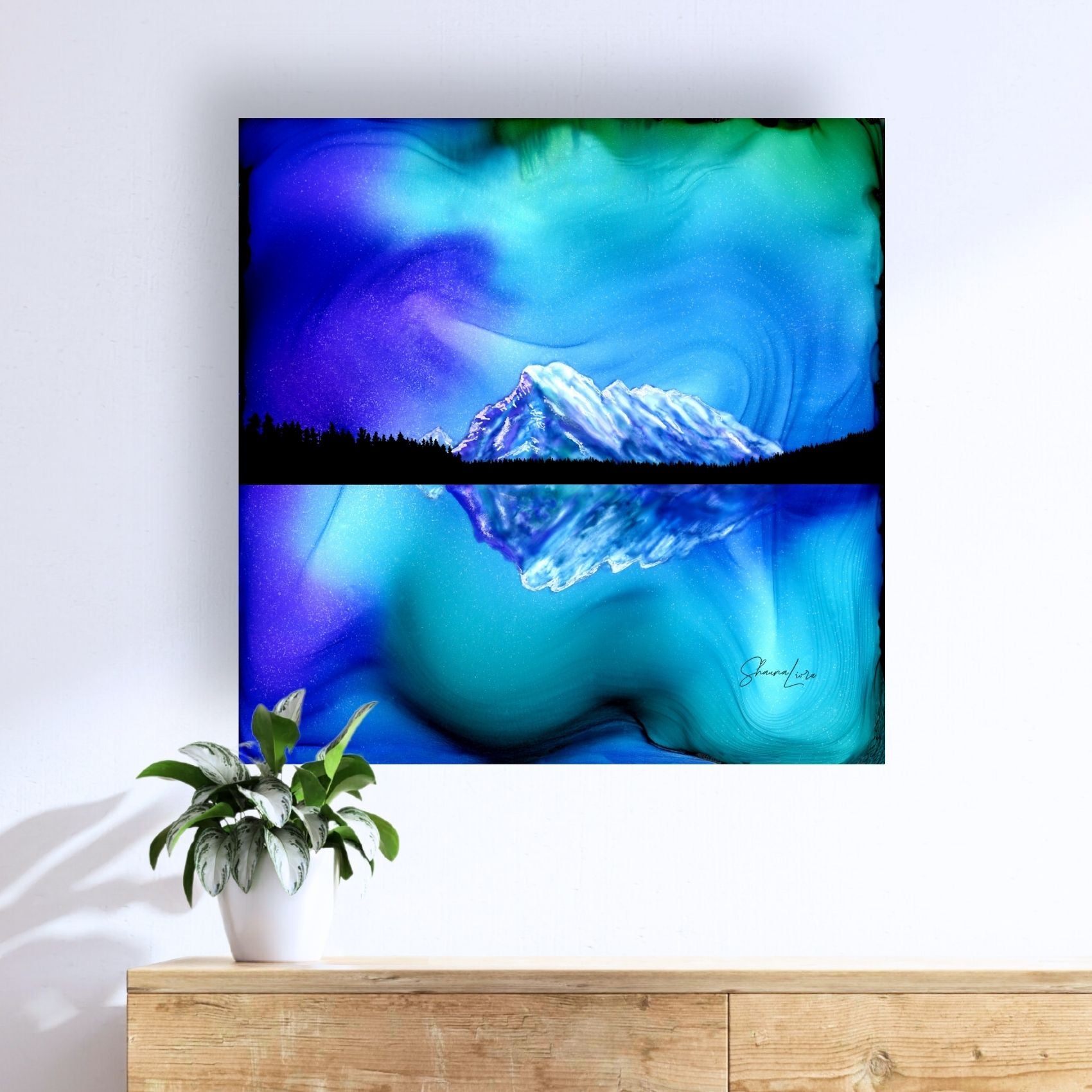 Mount Rundle Reflections - Banff National Park - Fire Made Art Print
