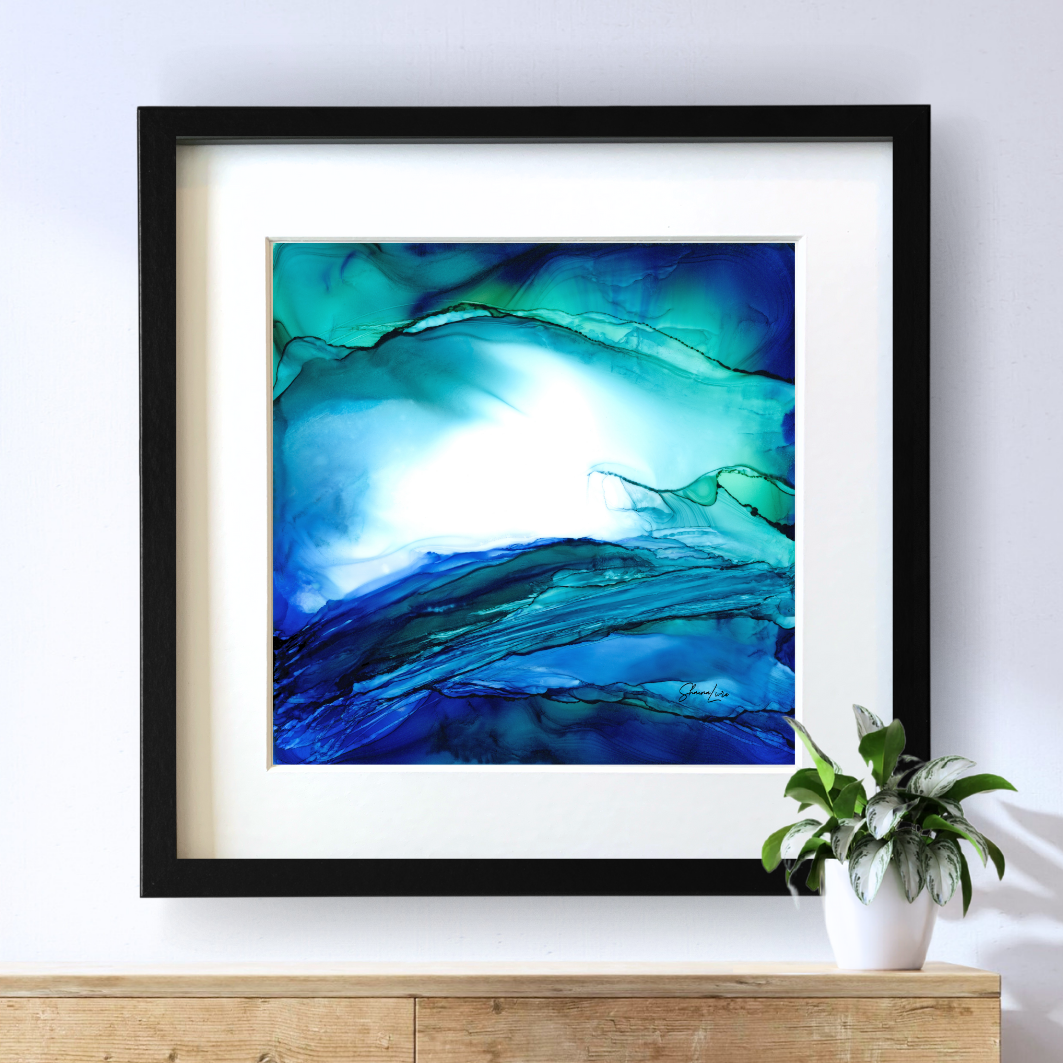 Ocean Of Joy - Fire Art Print