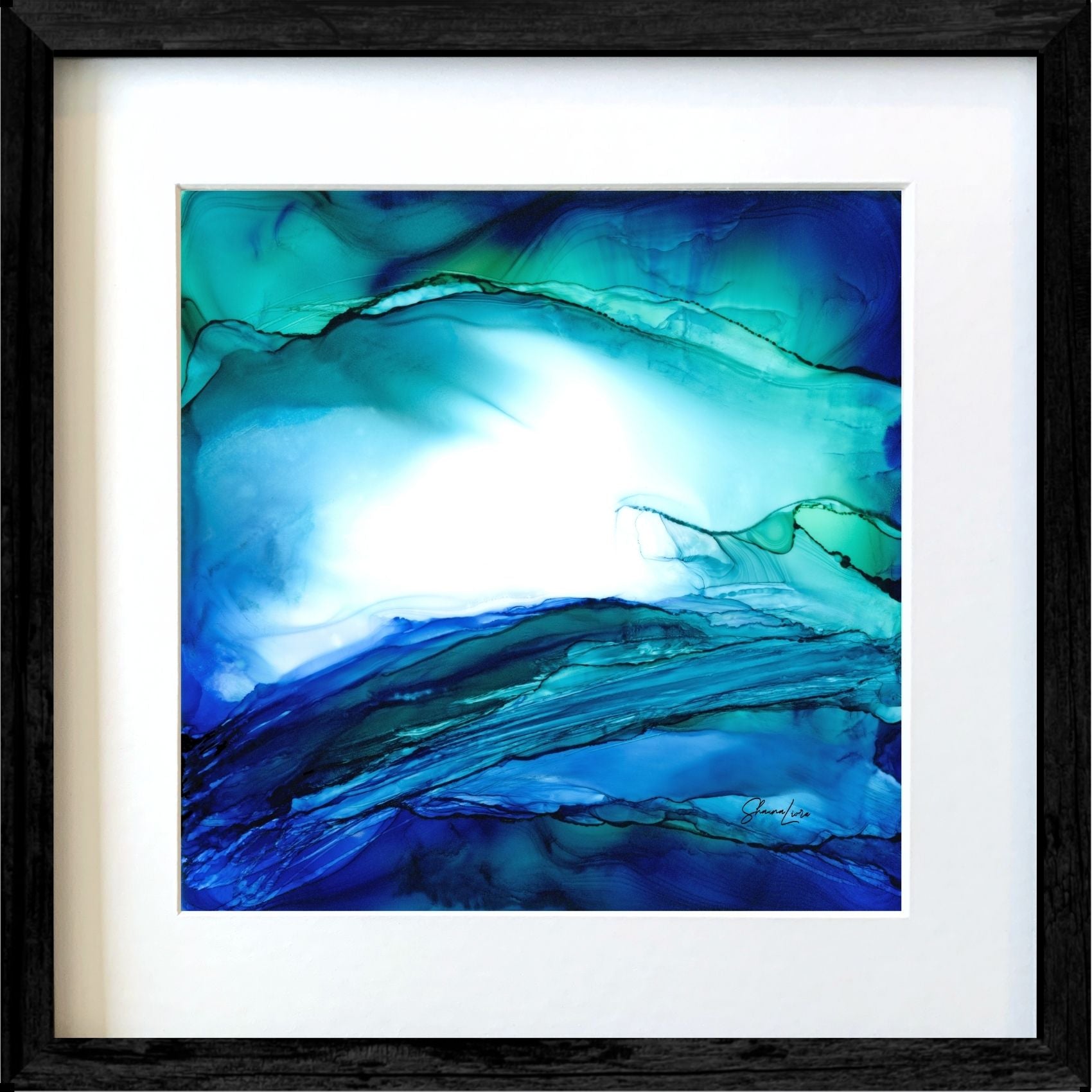 Ocean Of Joy - Fire Made Art Print