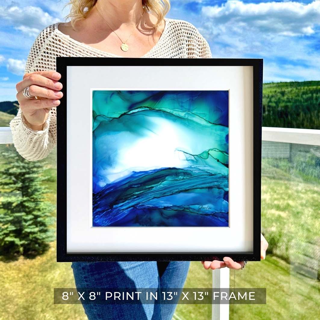 Ocean Of Joy - Fire Art Print