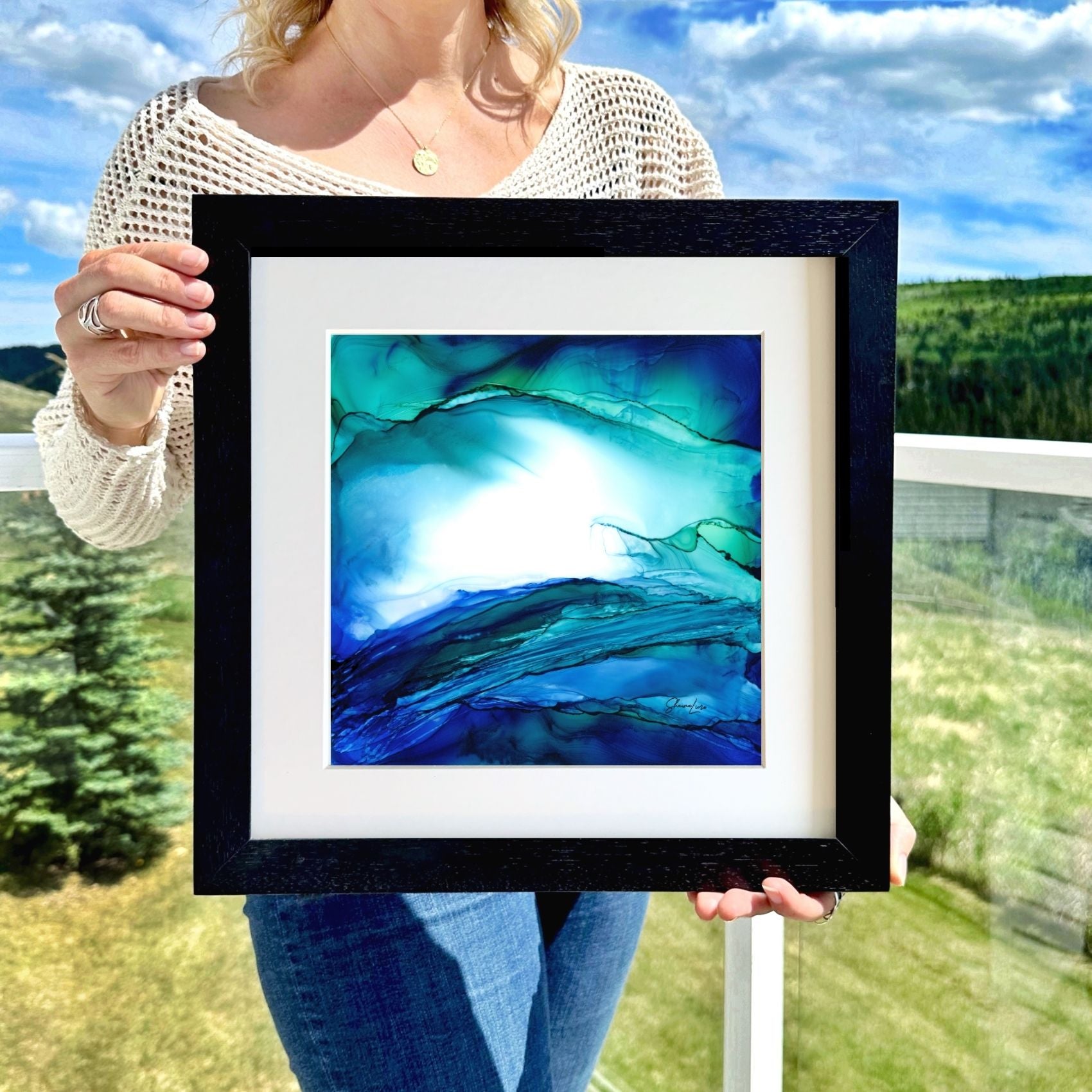 Ocean Of Joy - Fire Made Art Print