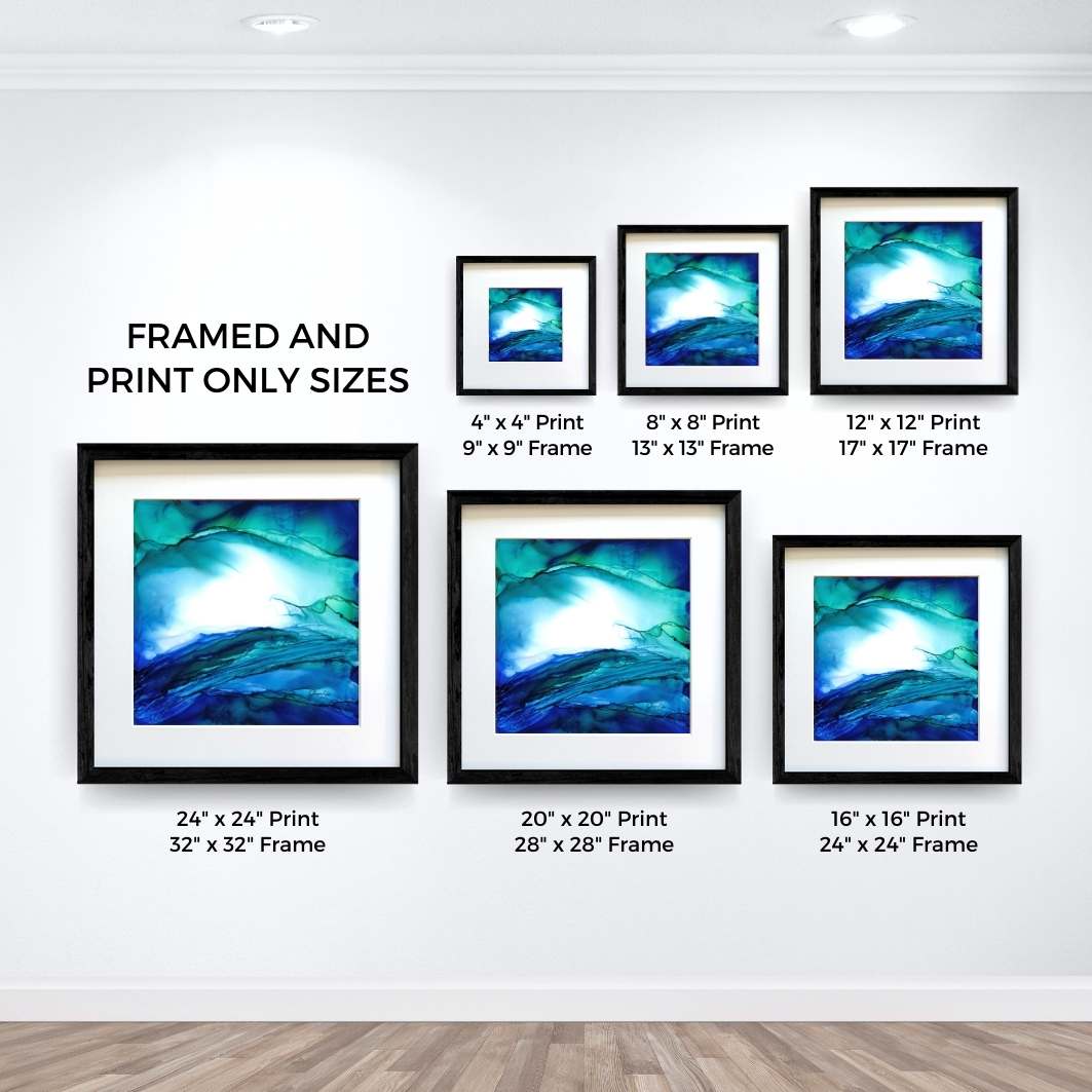 Ocean Of Joy - Fire Art Print