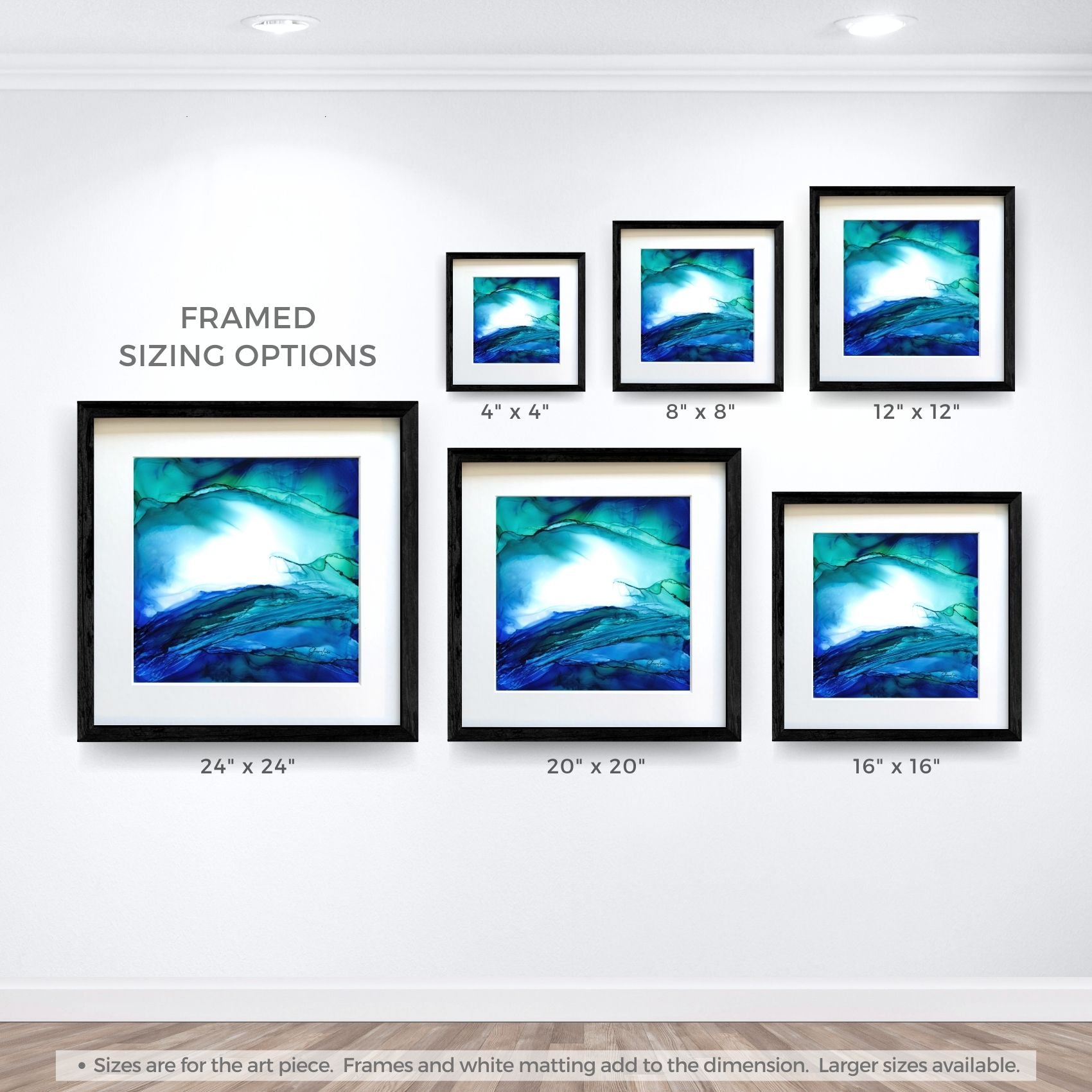 Ocean Of Joy - Fire Made Art Print