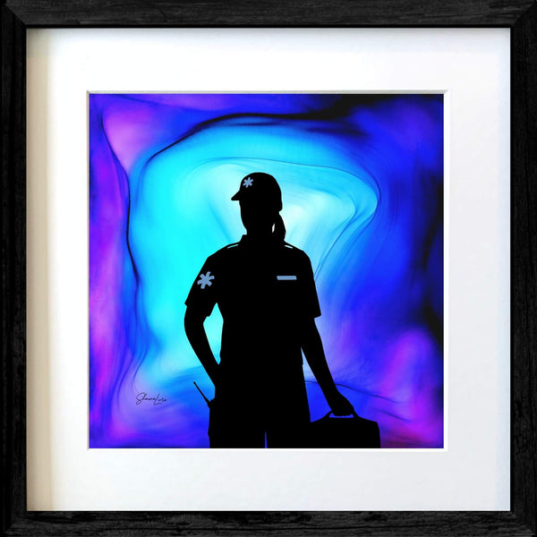 On The Frontline - Fire Made Art Print