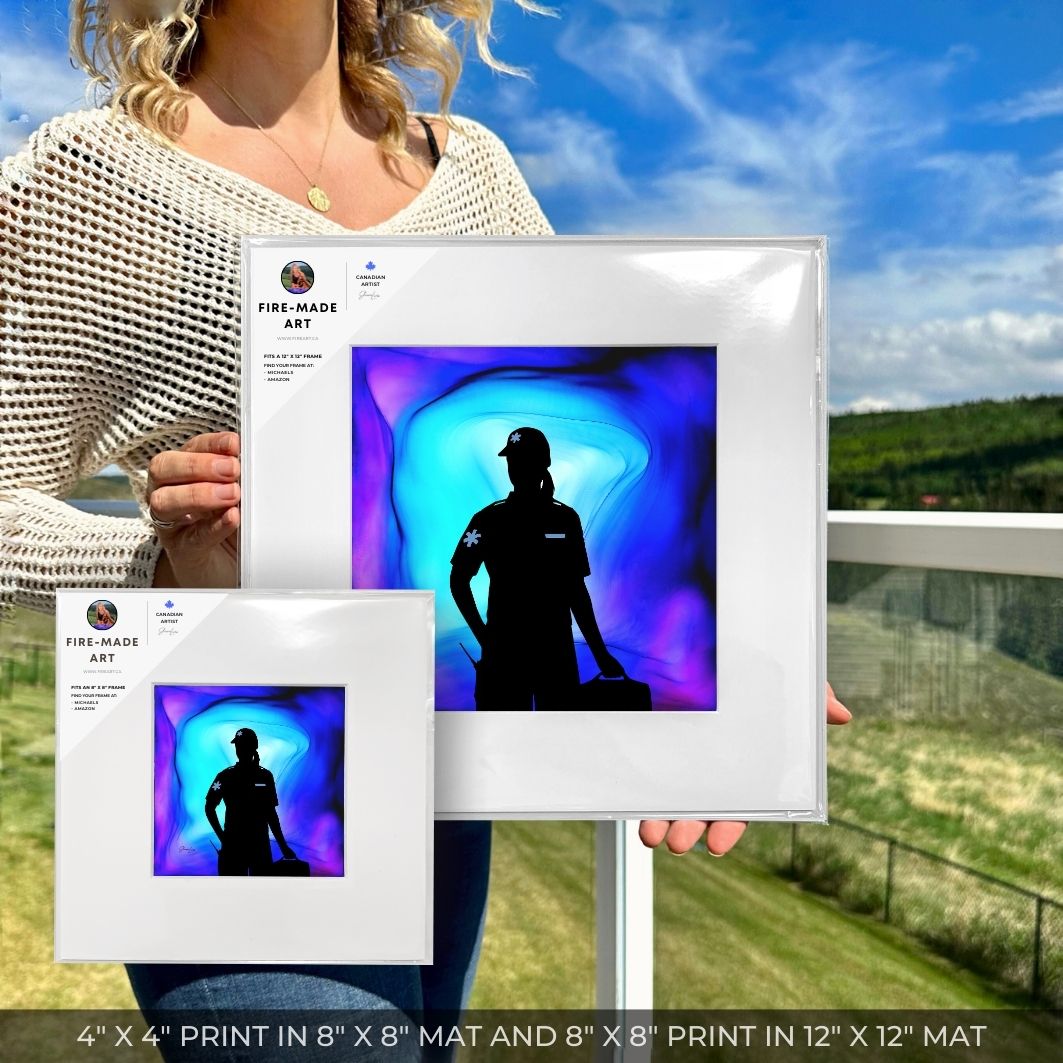 On The Frontline - Fire Art Print