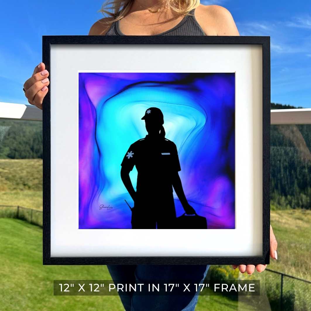 On The Frontline - Fire Art Print