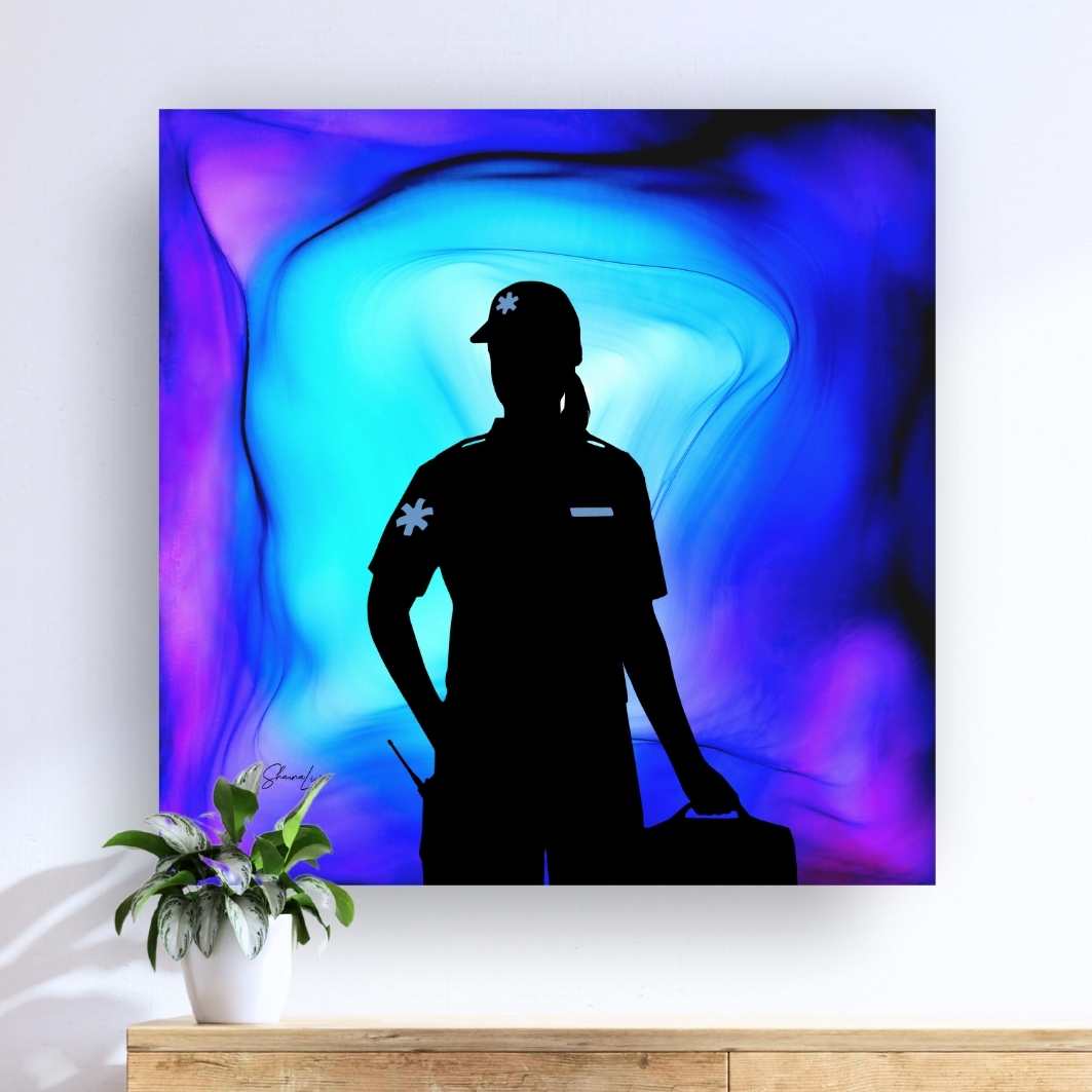 On The Frontline - Fire Art Print