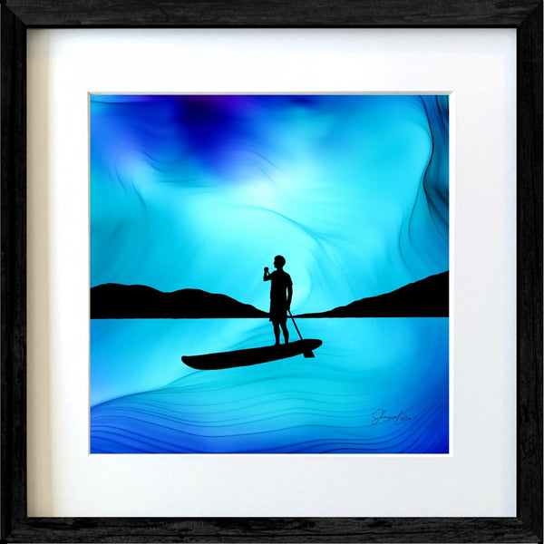 Over The Waters - Fire Made Art Print