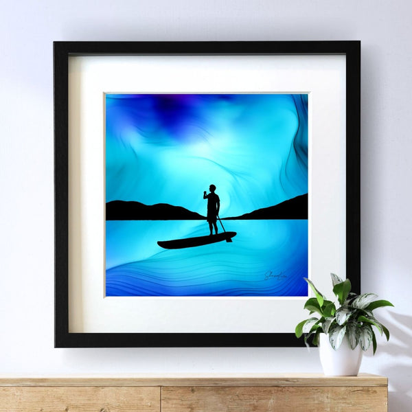 Over The Waters - Fire  Art Print