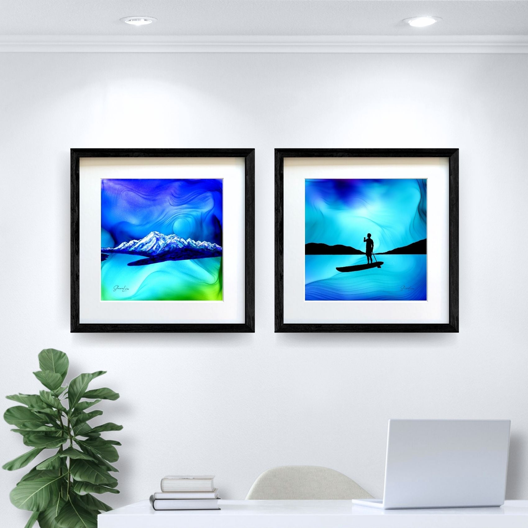 Over The Waters - Fire Made Art Print