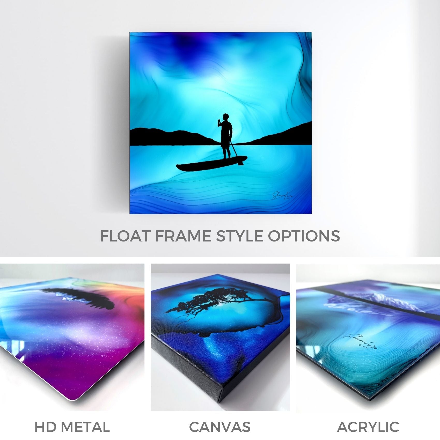 Over The Waters - Fire Made Art Print