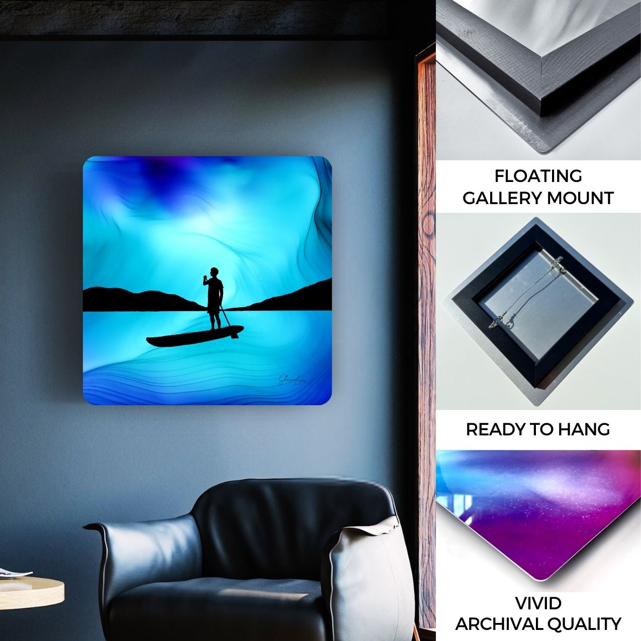 Over The Waters - Fire  Art Print