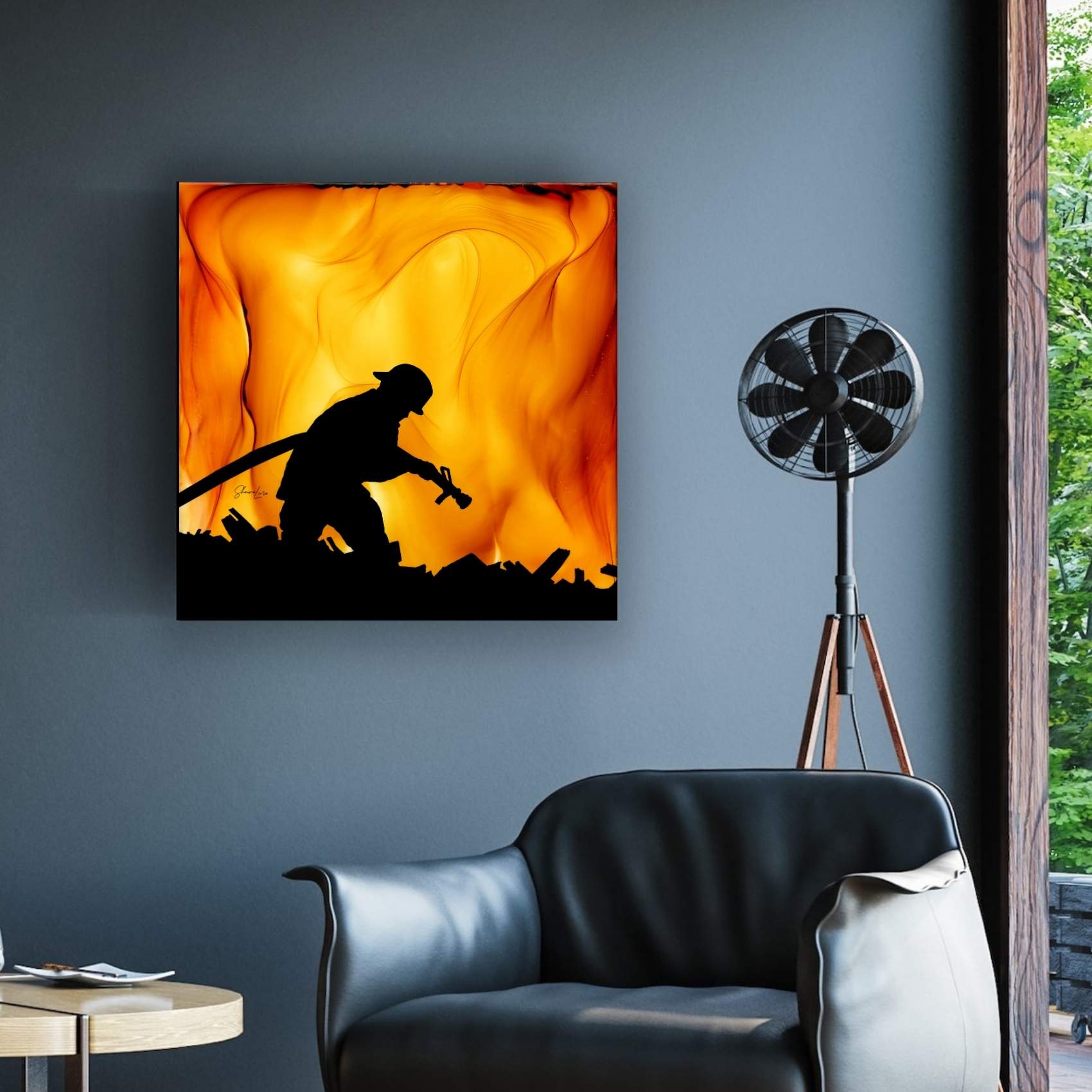 Overhaul - Fire Made Art Print