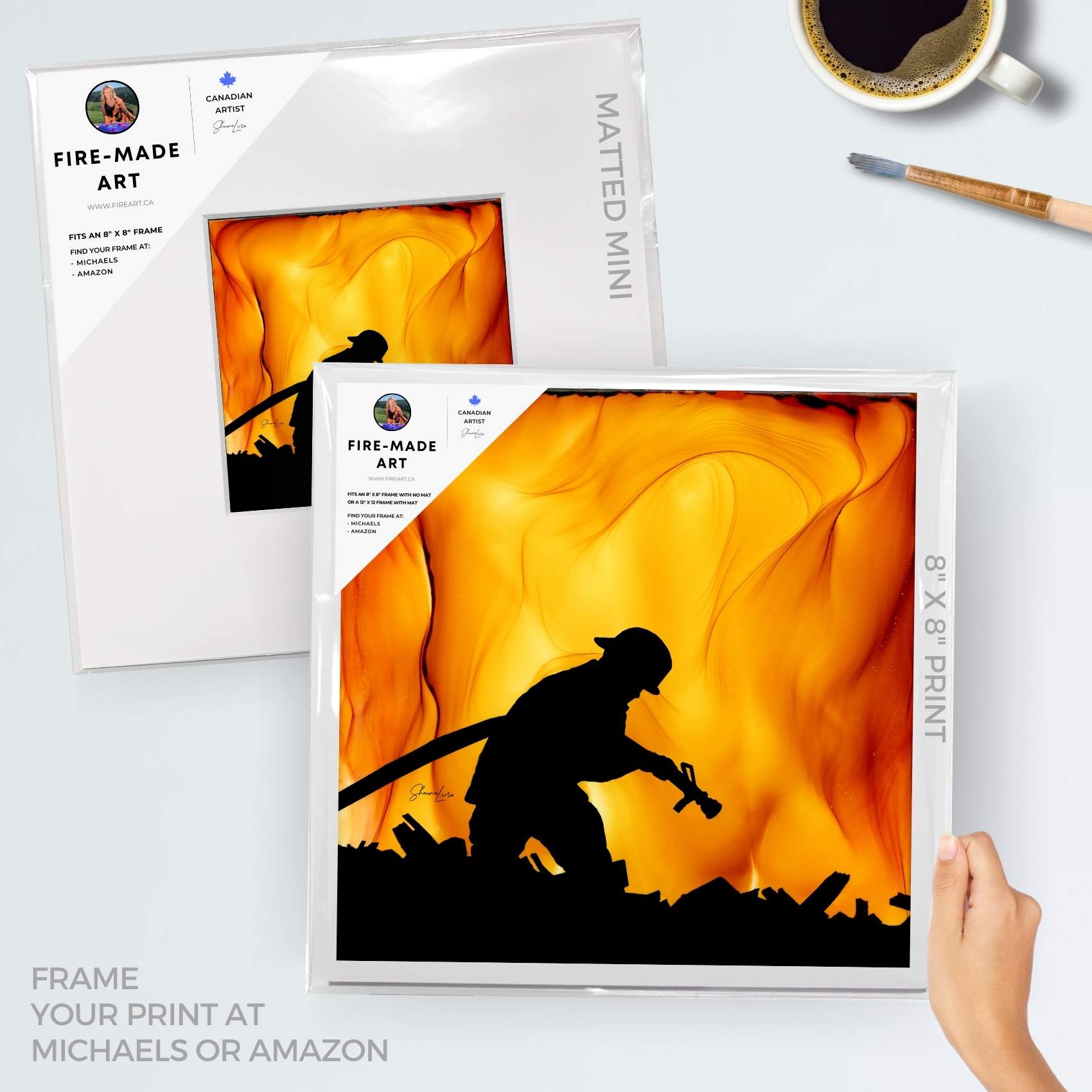 Overhaul - Fire Made Art Print