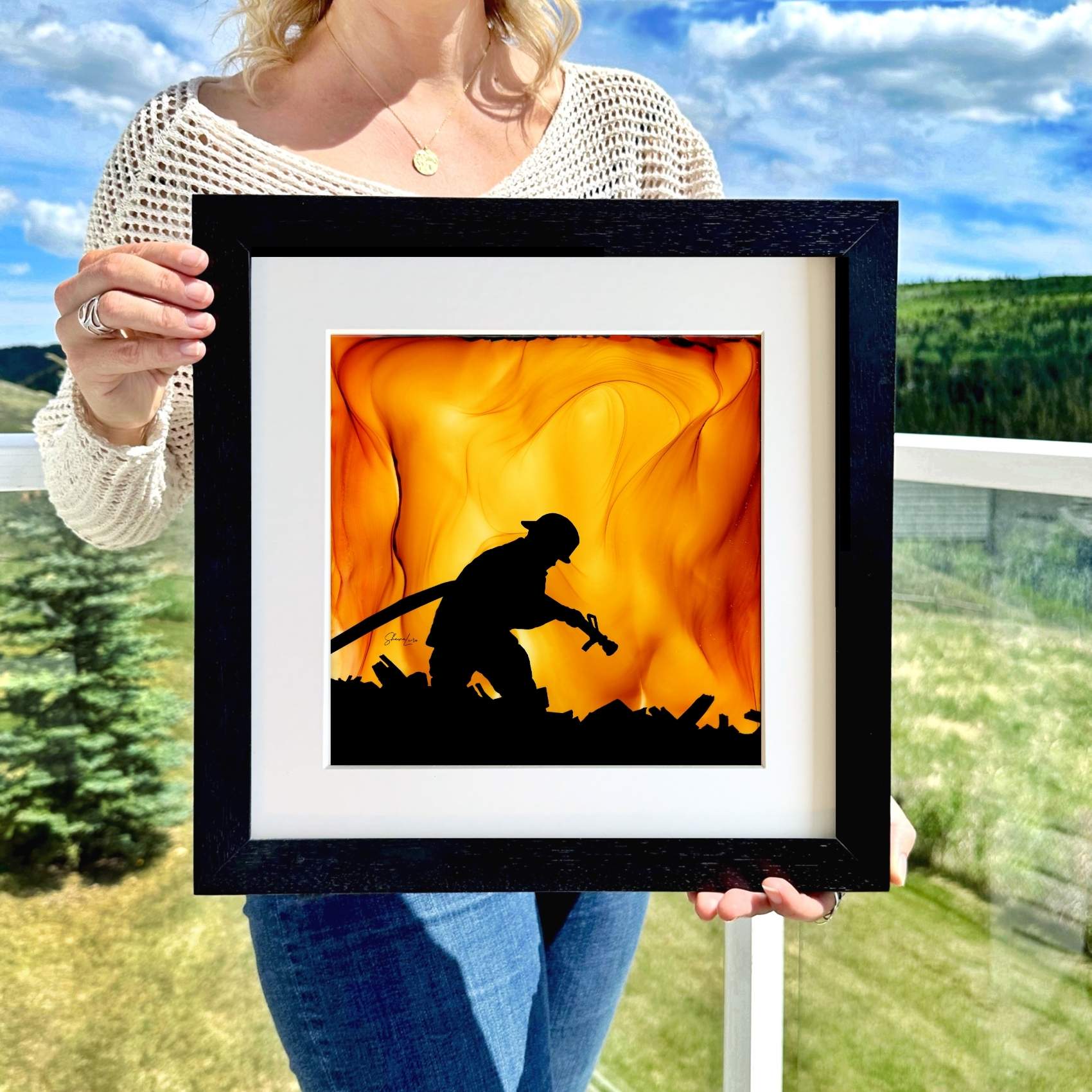 Overhaul - Fire Made Art Print
