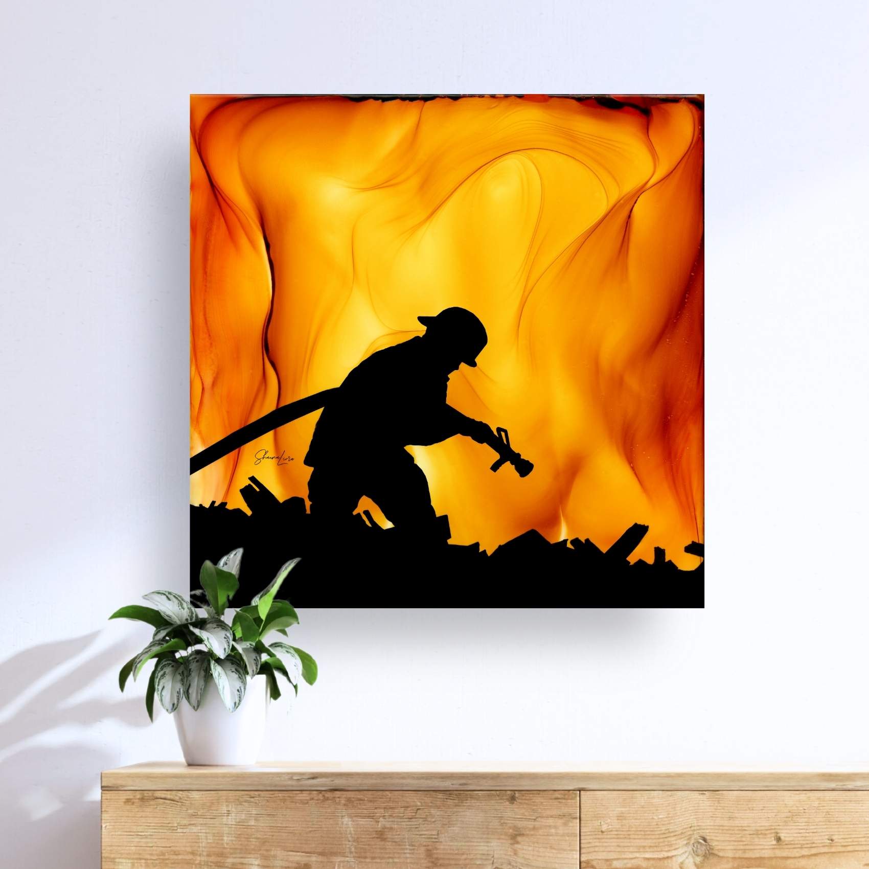 Overhaul - Fire Made Art Print