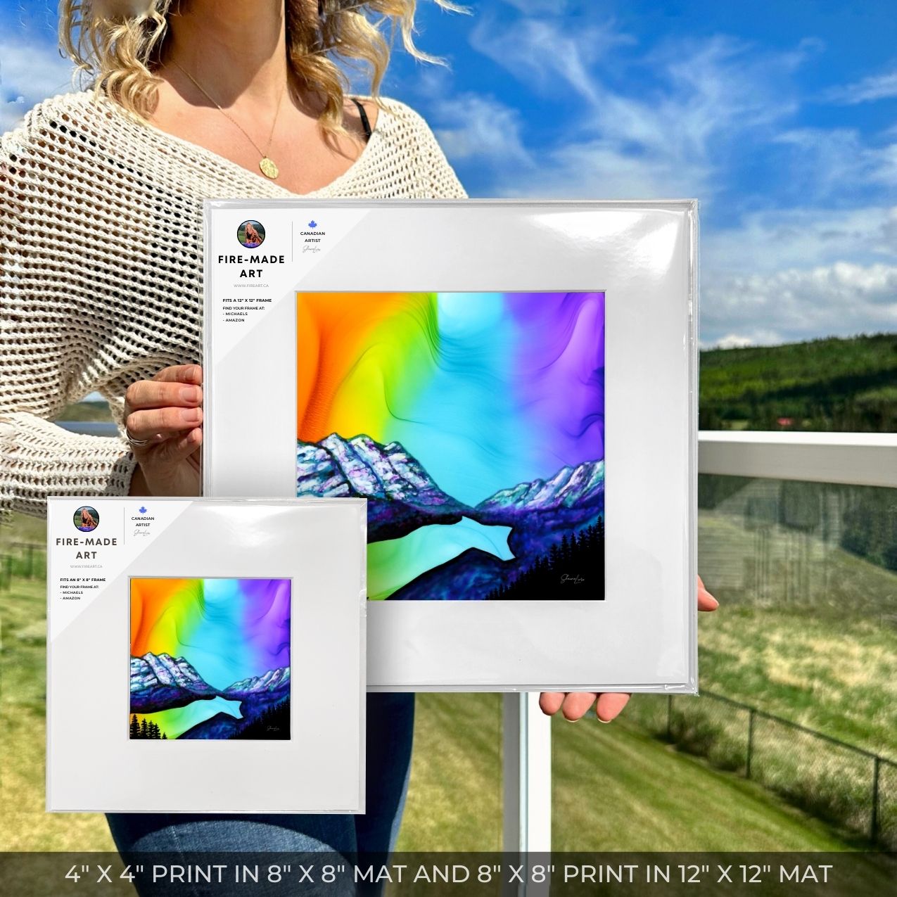 Peyto Lake: Reflections of Joy - Fire Art Print