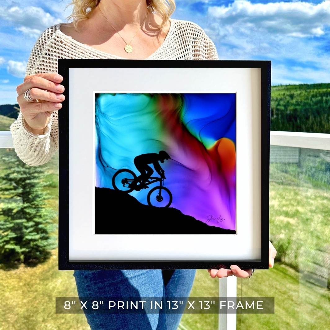 Riding The Edge - Fire Art Print