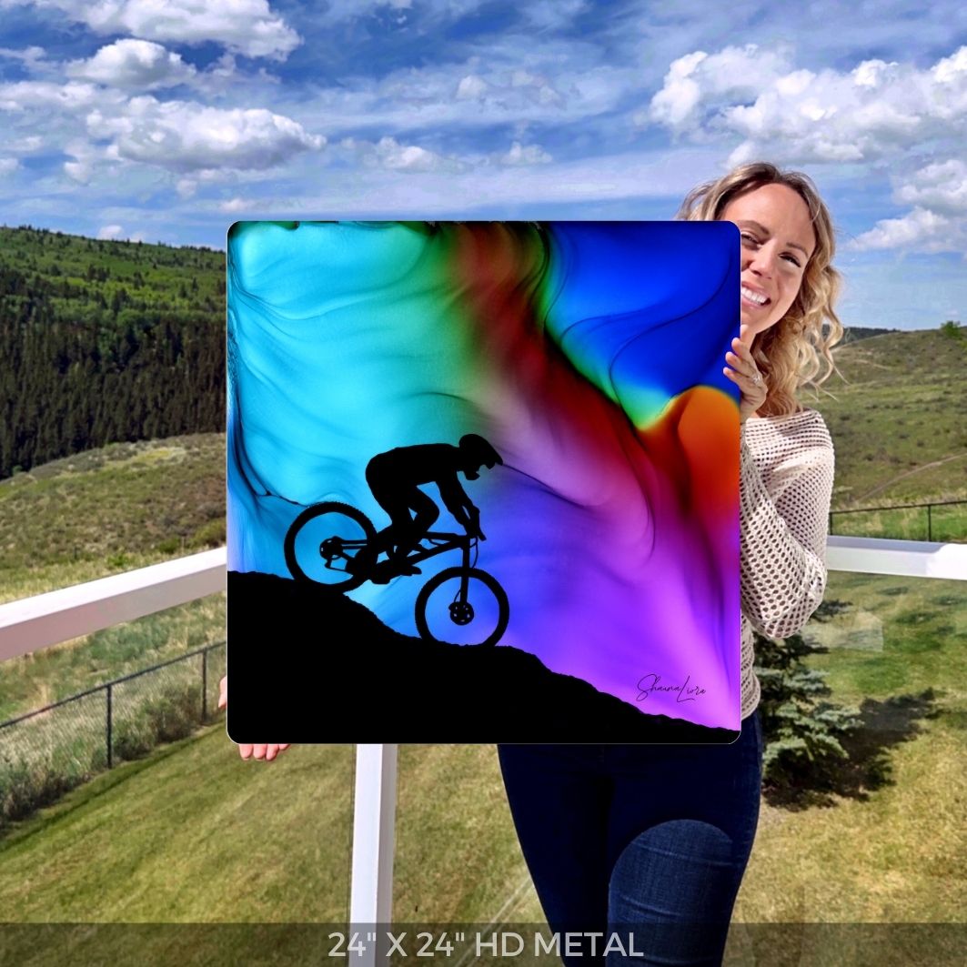 Riding The Edge - Fire Art Print