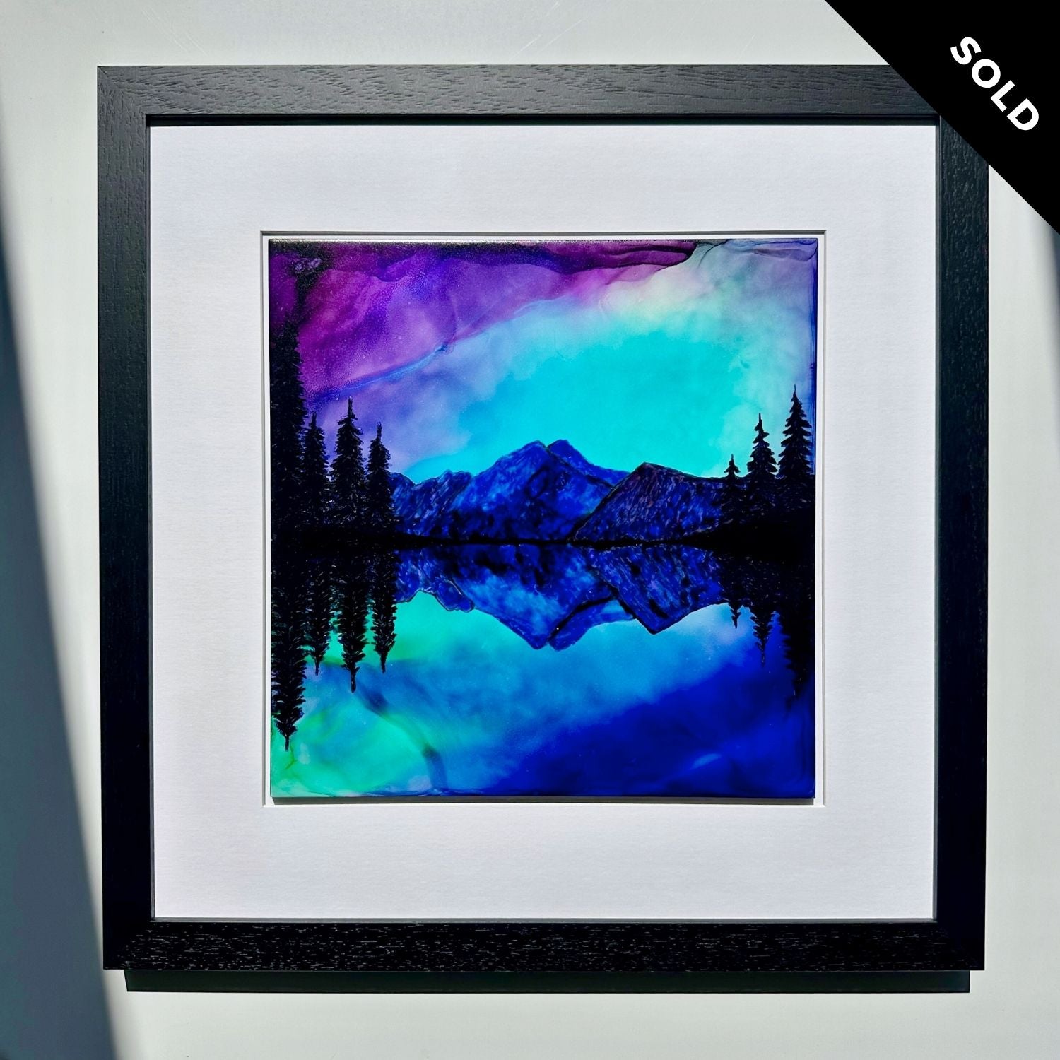 Silent Night -Pyramid Lake - Original - Framed