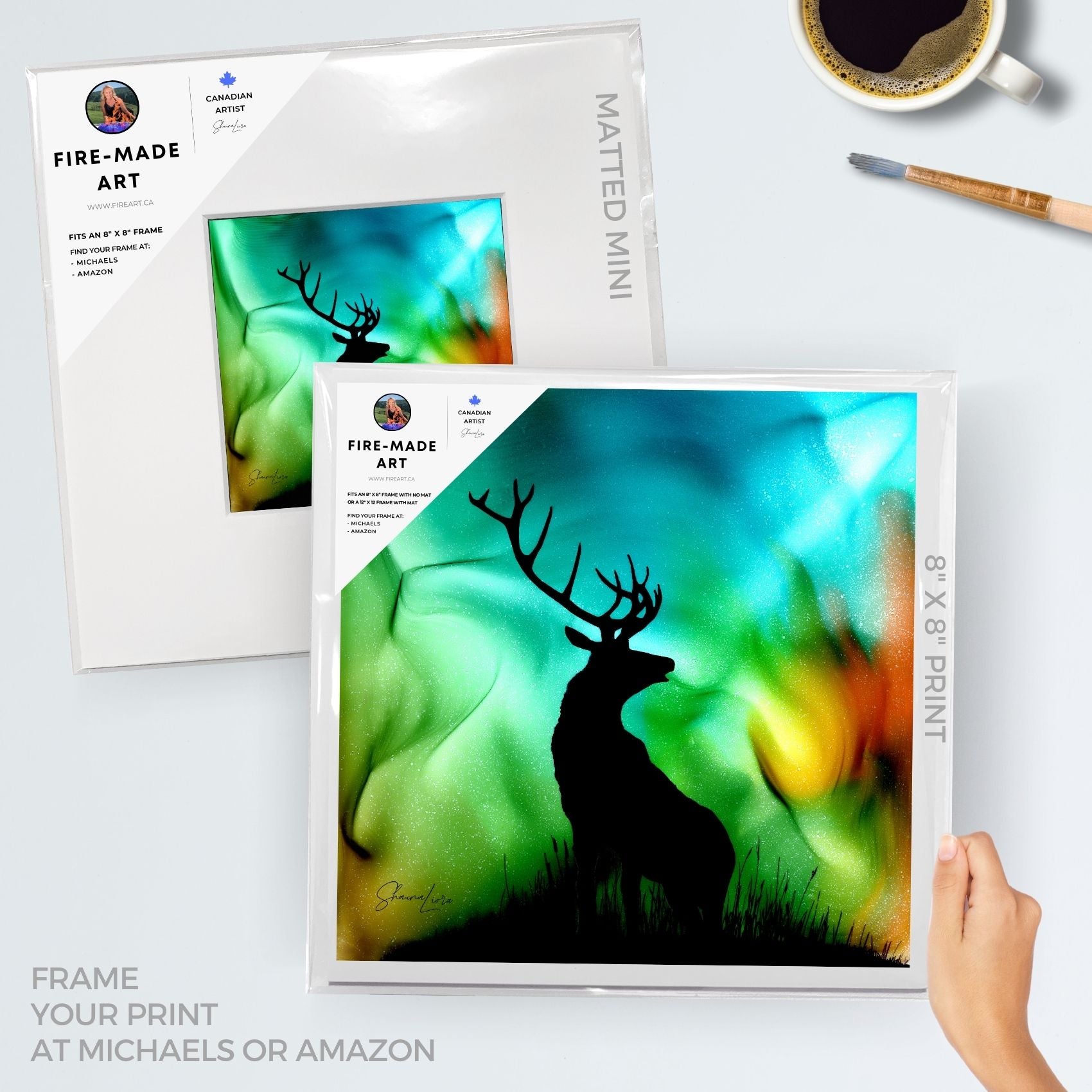 Somewhere In Time - Fire Made Art Print