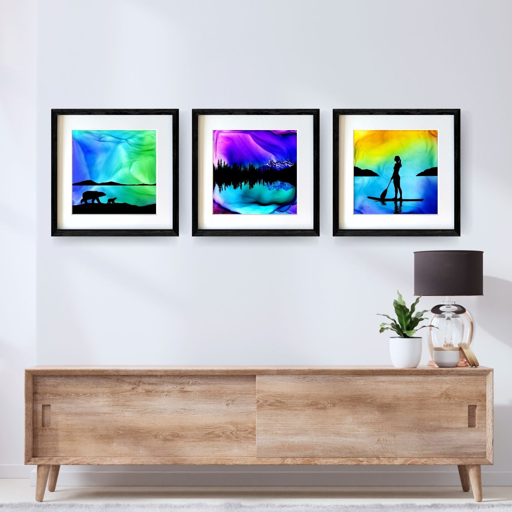 Song Of The Three Sisters - Fire Made Art Print