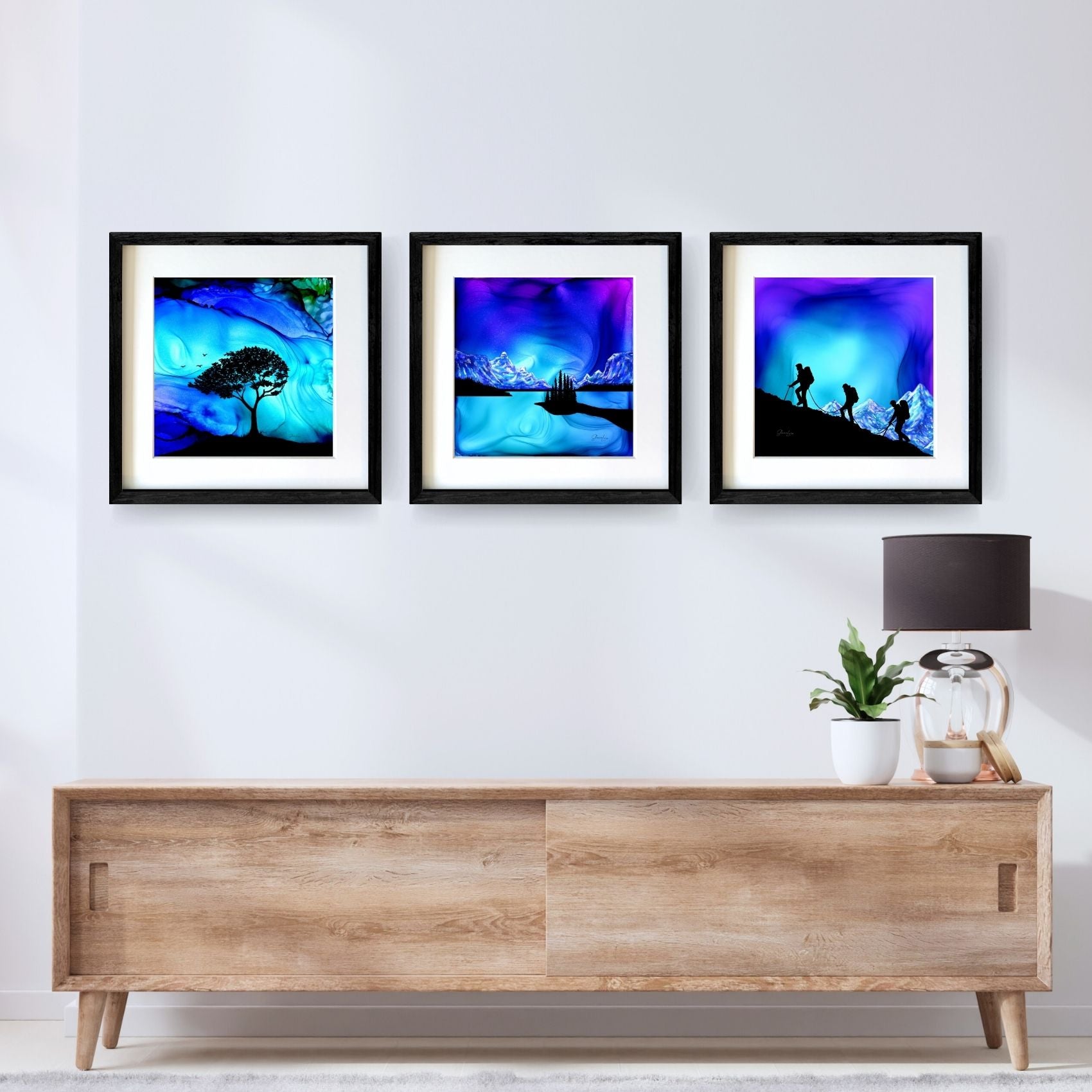 Spirit Island - Jasper National Park - Fire Made Art Print