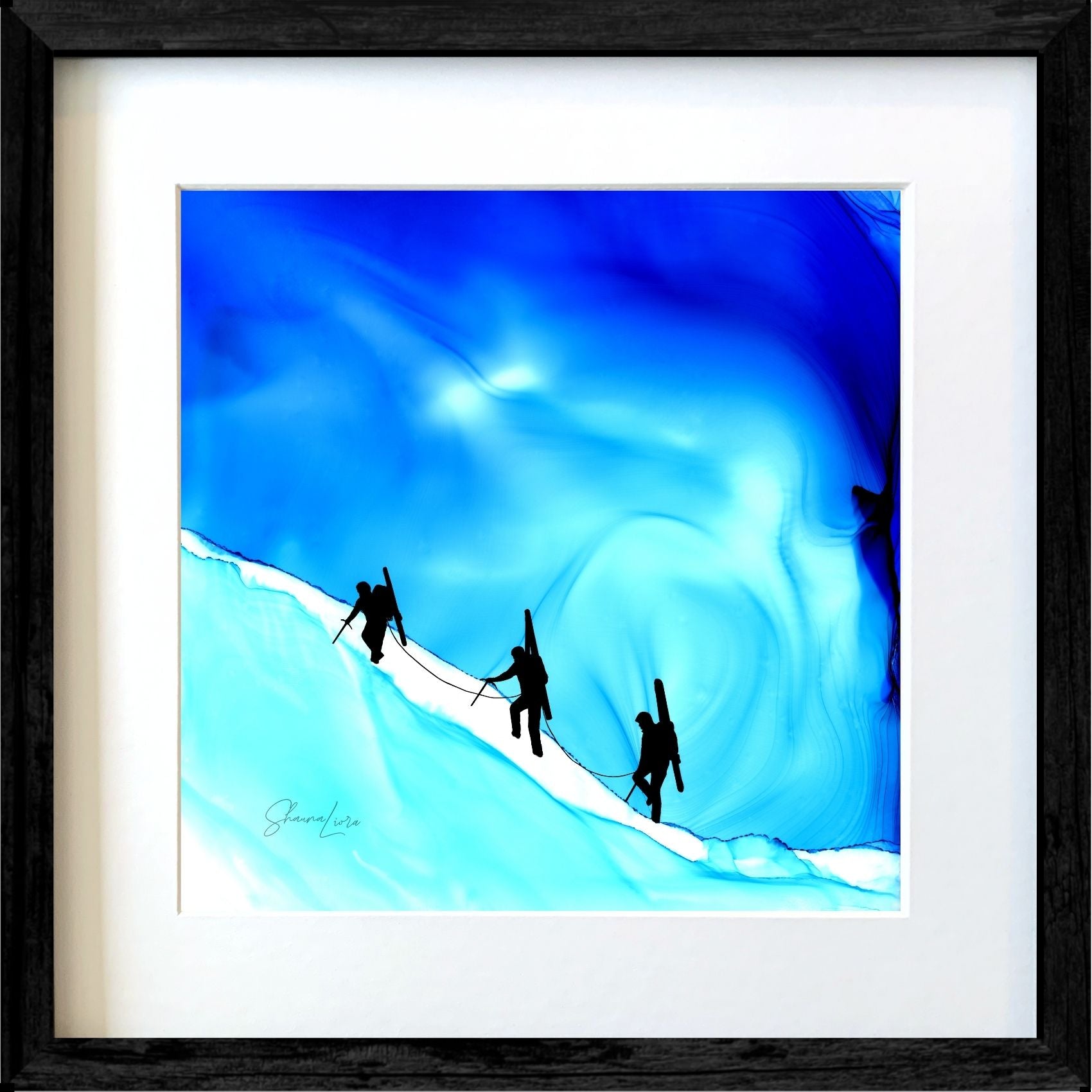 Still Climbing - Fire Made Art Print