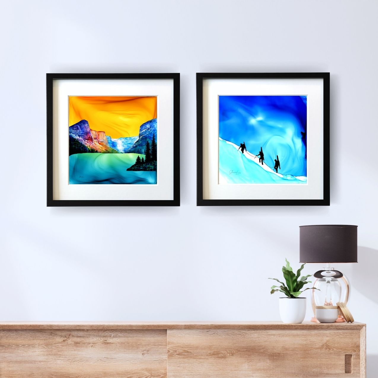 Still Climbing - Fire Art Print