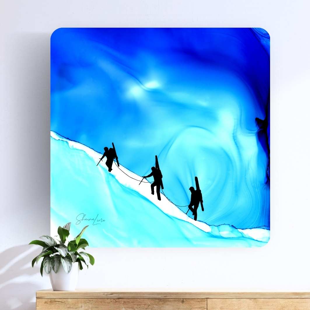 Still Climbing - Fire Art Print