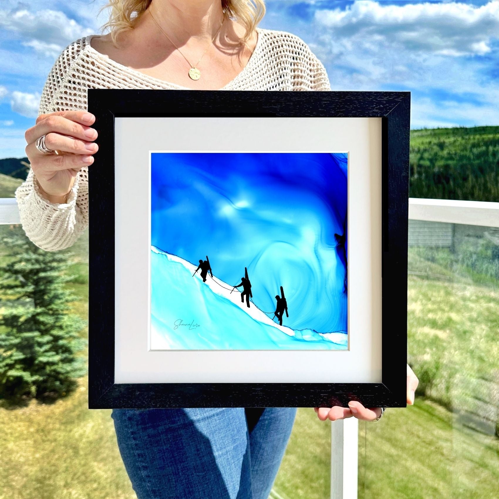 Still Climbing - Fire Made Art Print