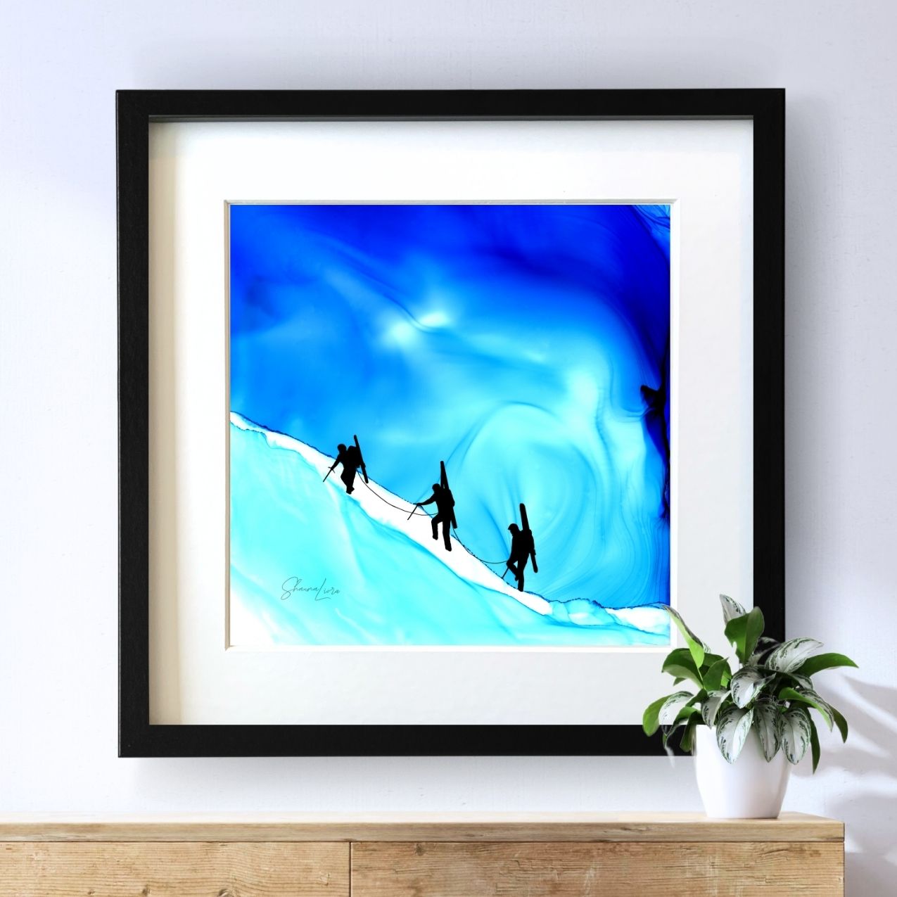 Still Climbing - Fire Art Print