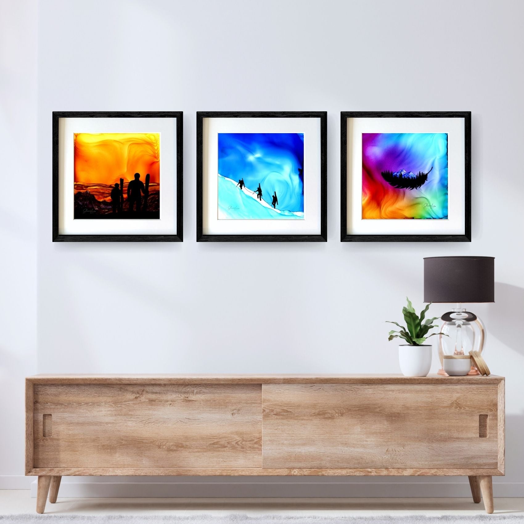 Still Climbing - Fire Made Art Print
