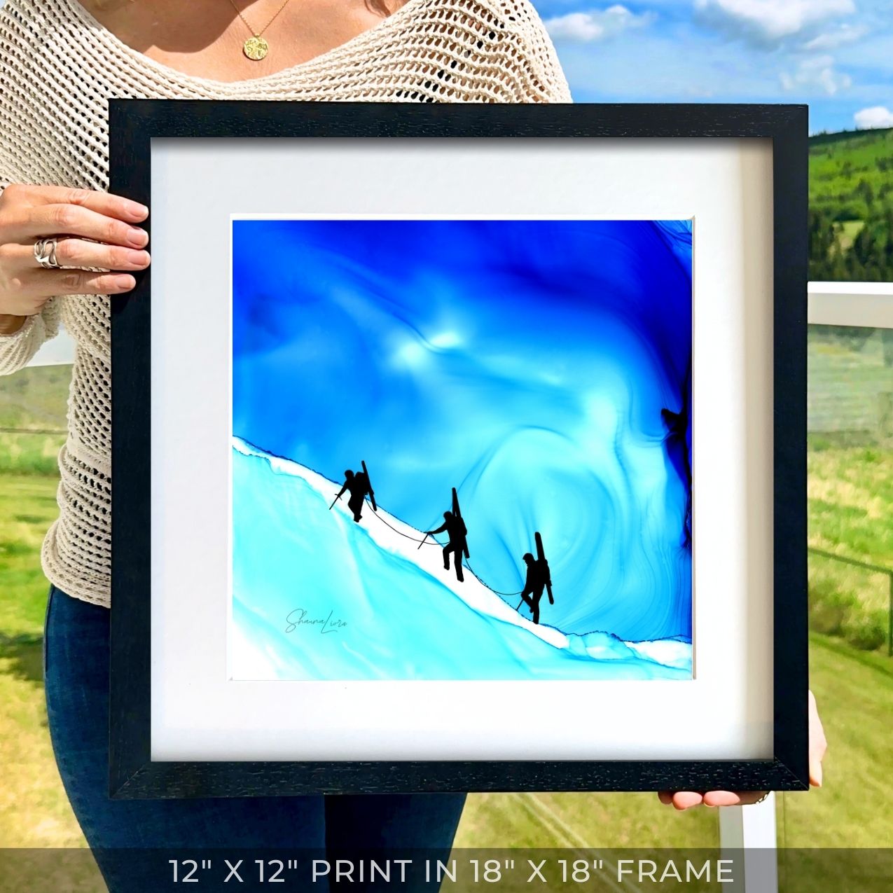 Still Climbing - Fire Art Print