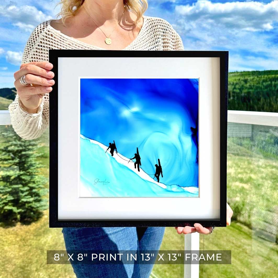 Still Climbing - Fire Art Print