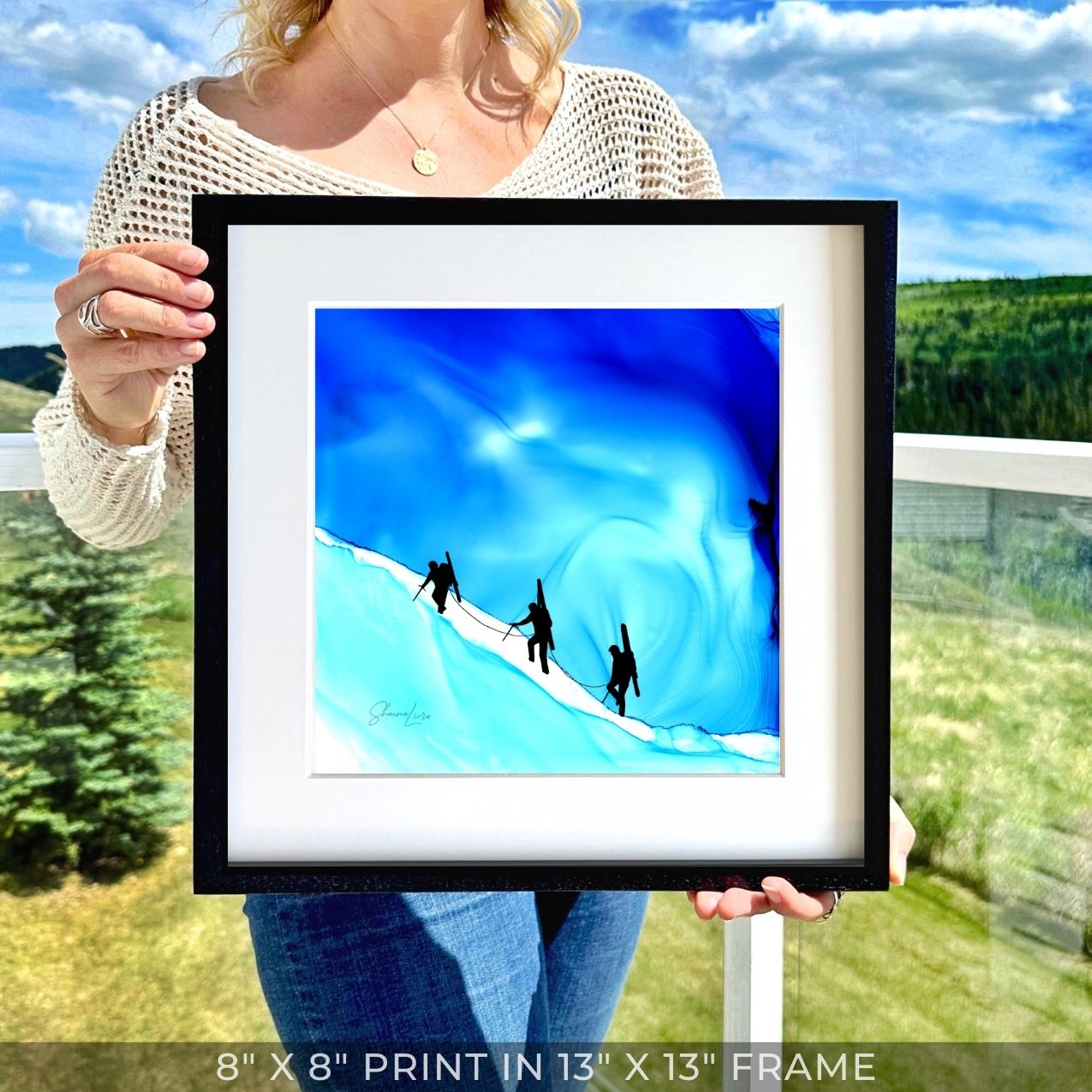 Still Climbing - Fire Art Print