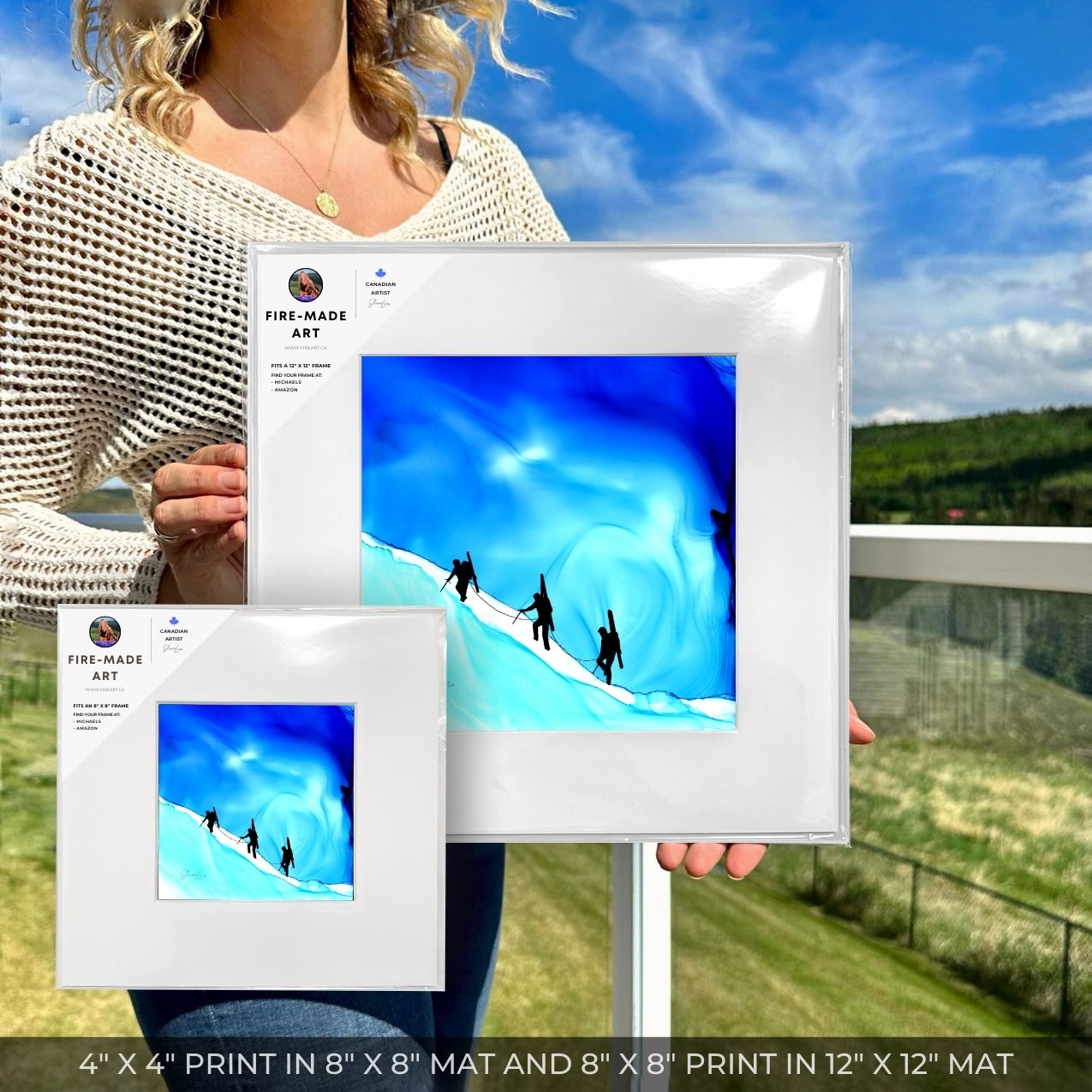 Still Climbing - Fire Art Print