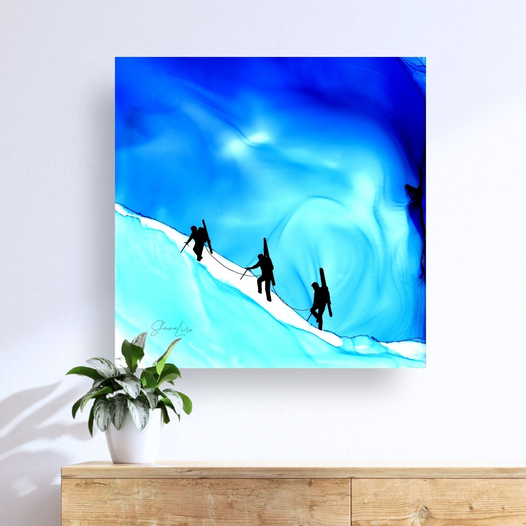 Still Climbing - Fire Made Art Print