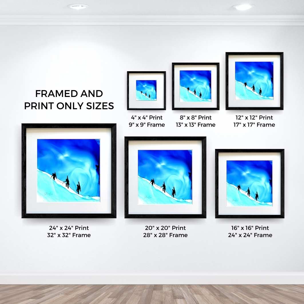 Still Climbing - Fire Art Print