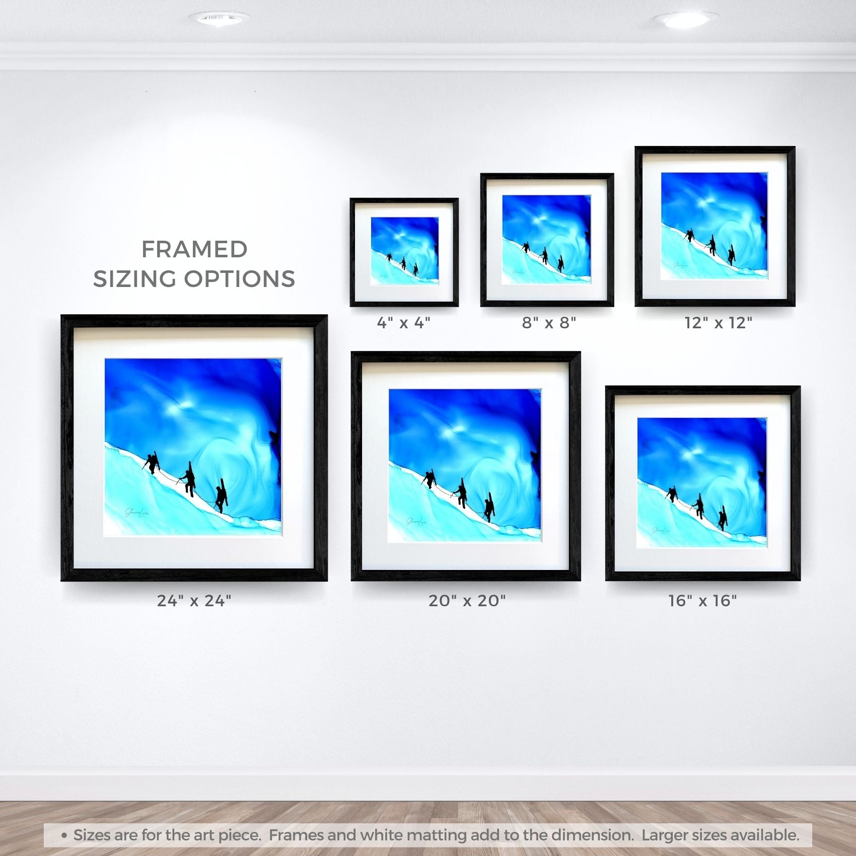 Still Climbing - Fire Made Art Print