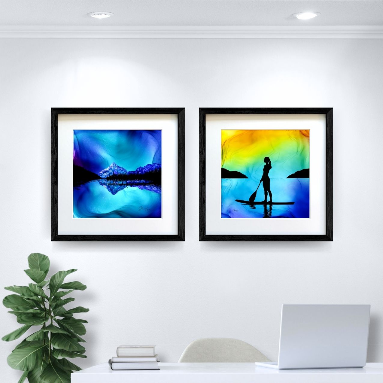 Sun-Kissed Serenity - Fire Art Print