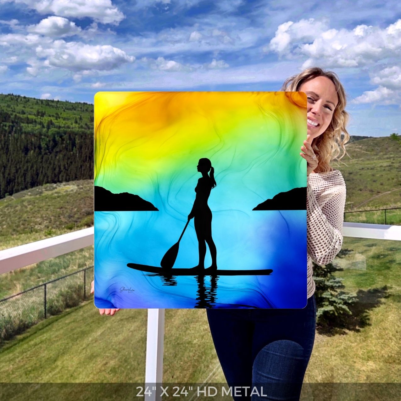 Sun-Kissed Serenity - Fire Art Print