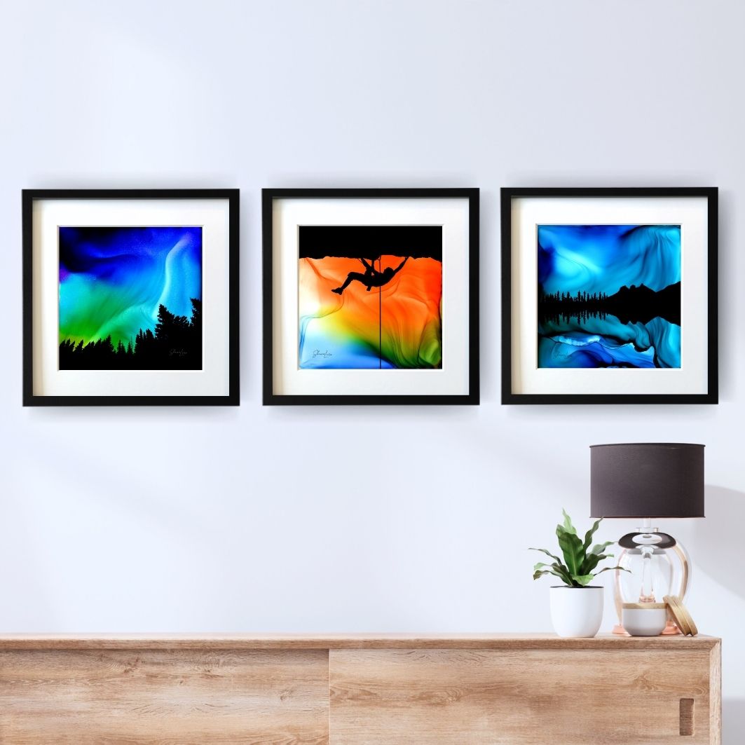 Suspended In Light - Fire Art Print