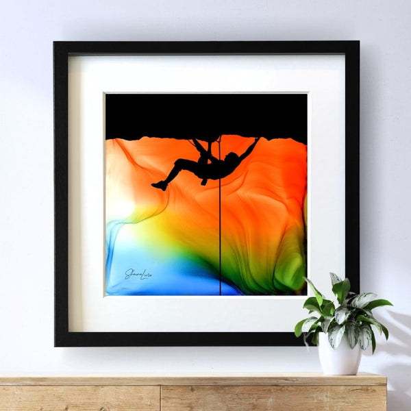 Suspended In Light - Fire Art Print