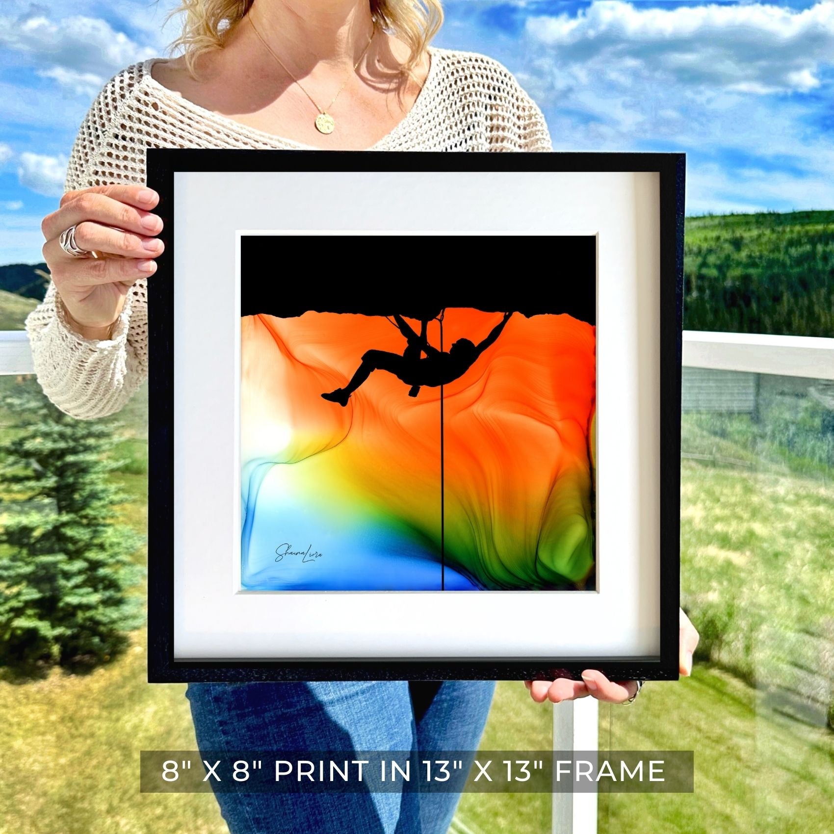 Suspended In Light - Fire Art Print