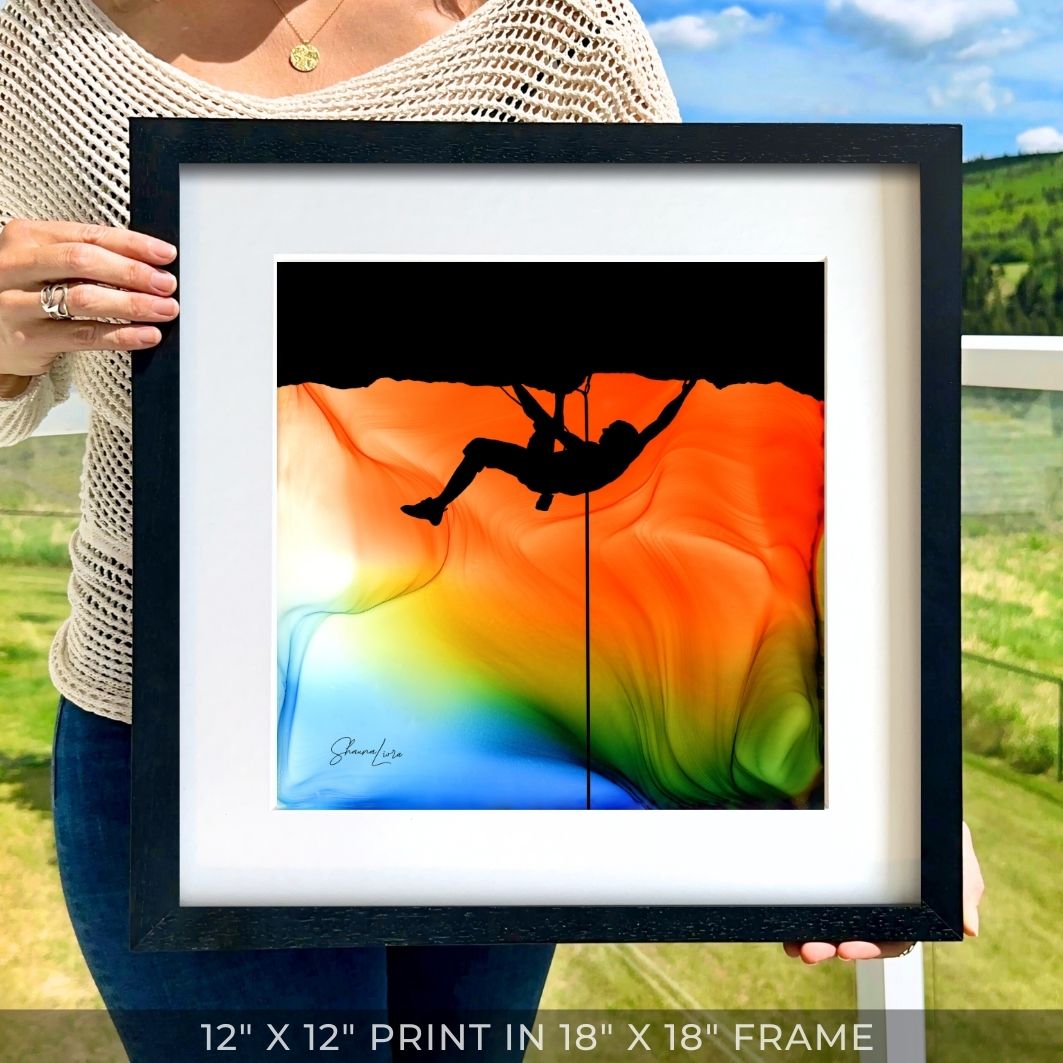 Suspended In Light - Fire Art Print