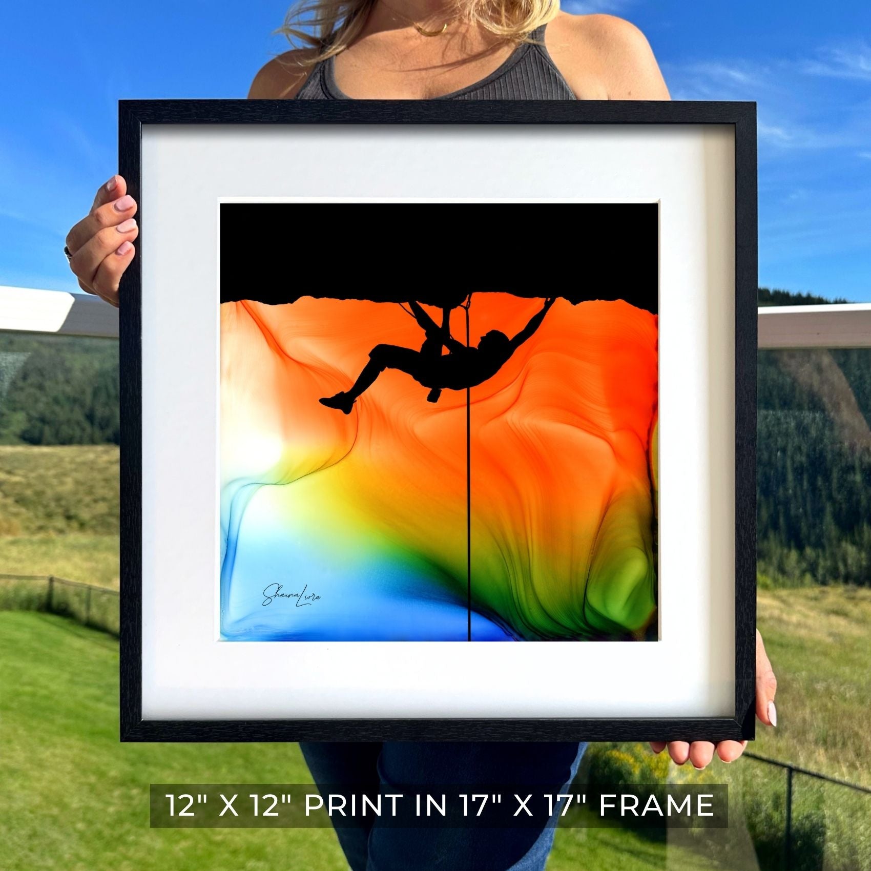 Suspended In Light - Fire Art Print