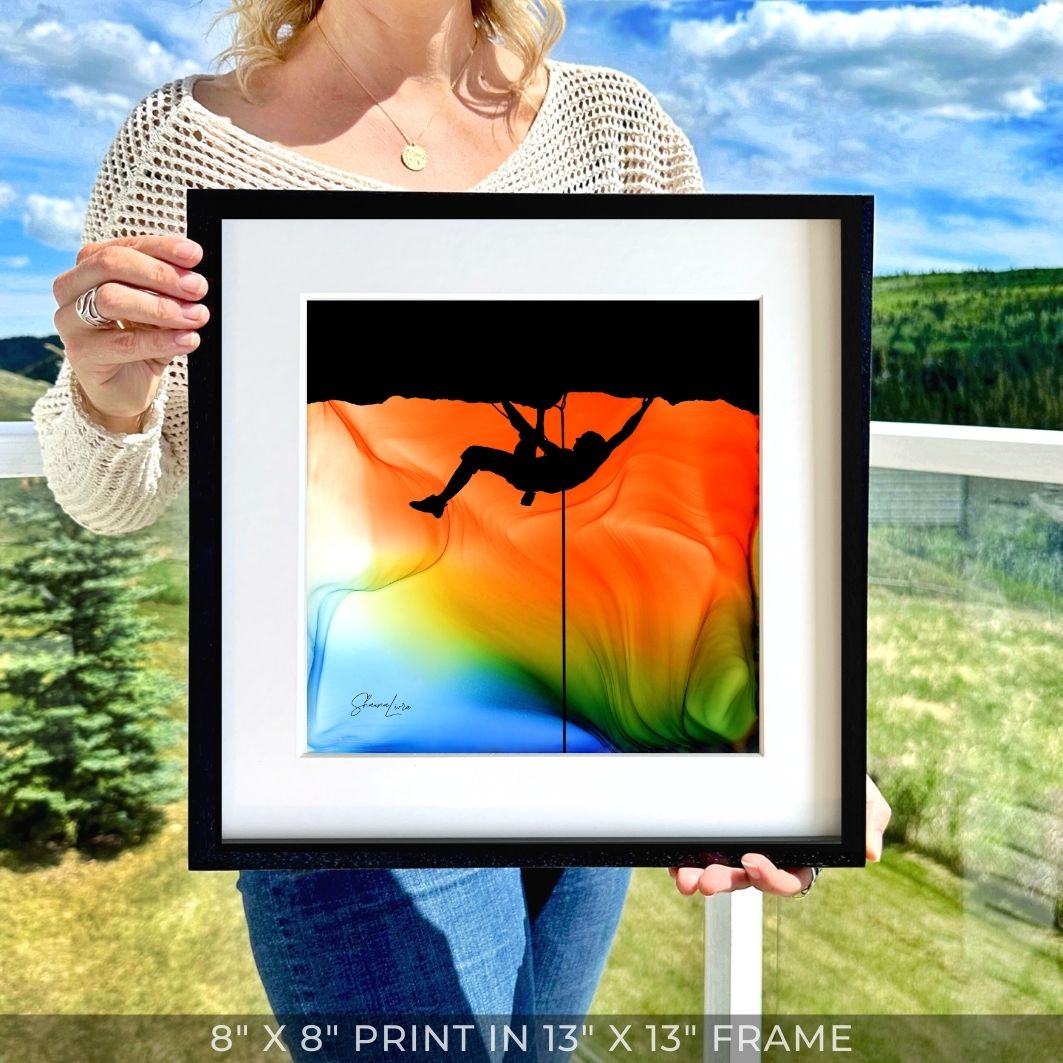 Suspended In Light - Fire Art Print