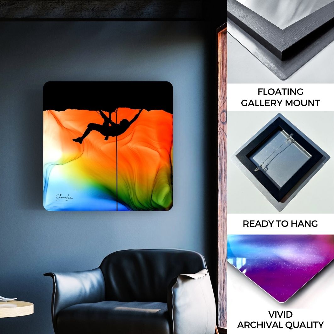 Suspended In Light - Fire Art Print